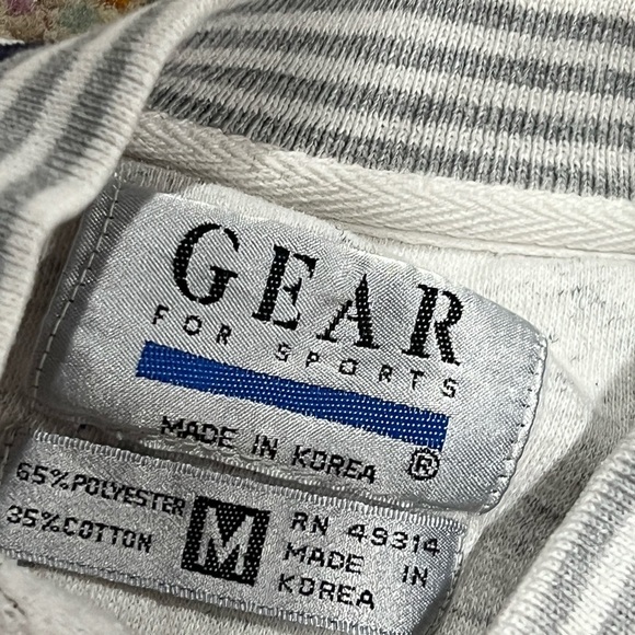 Mickey Mouse Varsity Vintage Cartoon Crewneck 1990s Pullover Sweatshirt - Picture 7 of 7